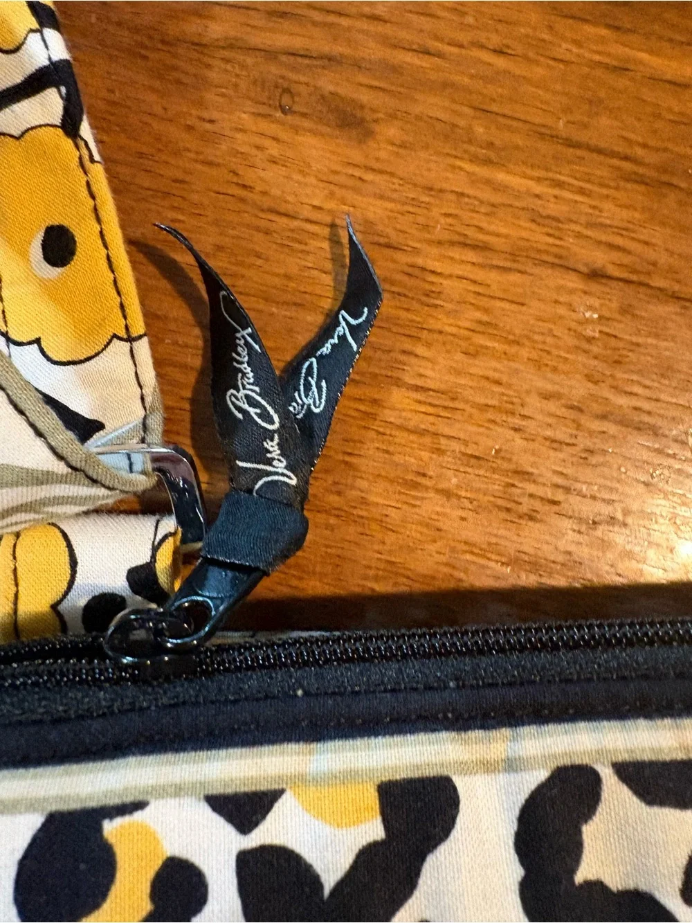 Vera Bradley Yellow Floral Quilted Mini Crossbody
